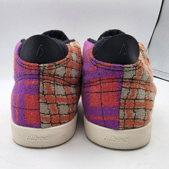 Allbirds Wool Piper Mids Split Tartan Plaid Womens 7 Lightweight Shoes Casual - Picture 5 of 13